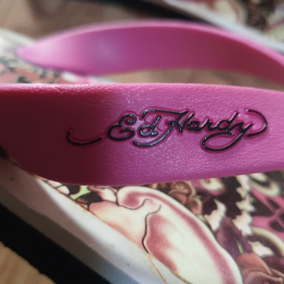 Ed Hardy flip flop - Picture 5 of 6